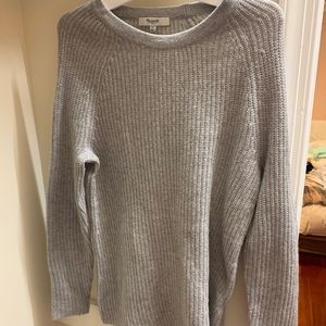 light grey madewell sweater